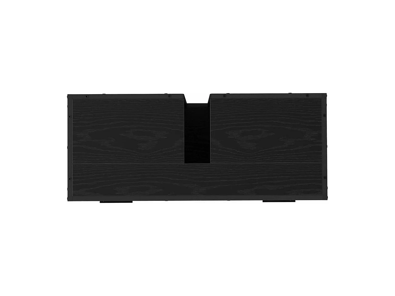Ensemble de mobilier de salle de bain 2 pcs Chêne noir