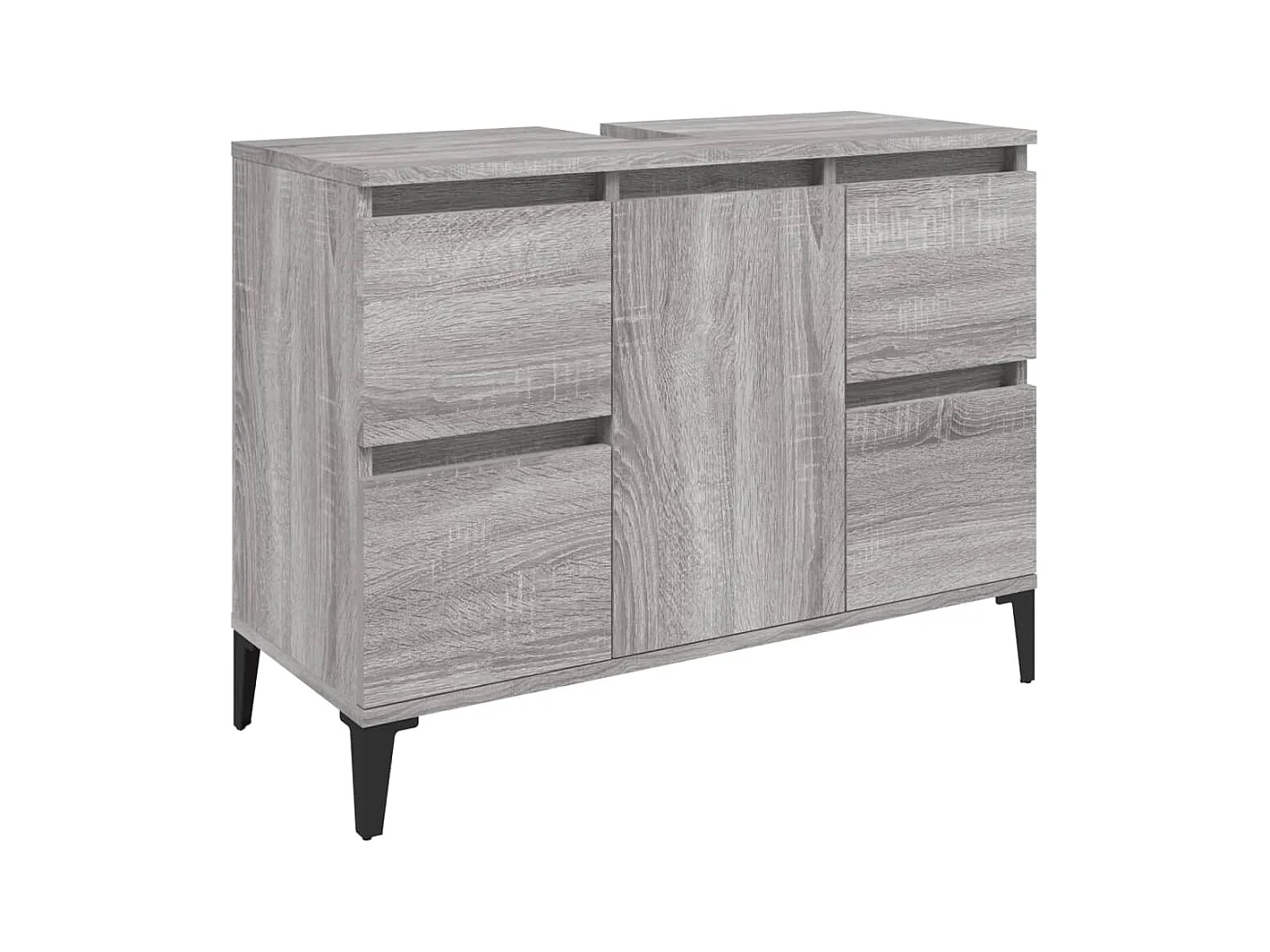 Set di mobili da bagno Sonoma Grey da 3 pezzi