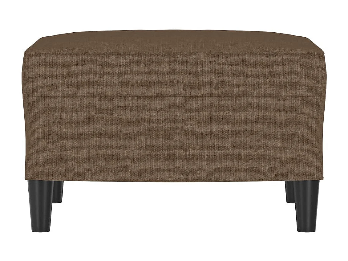 Poggiapiedi marrone 60x50x41 cm in tessuto