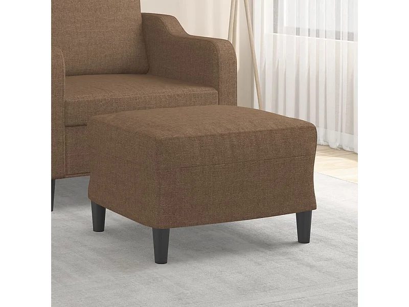 Repose-pied Marron 60x50x41 cm Tissu