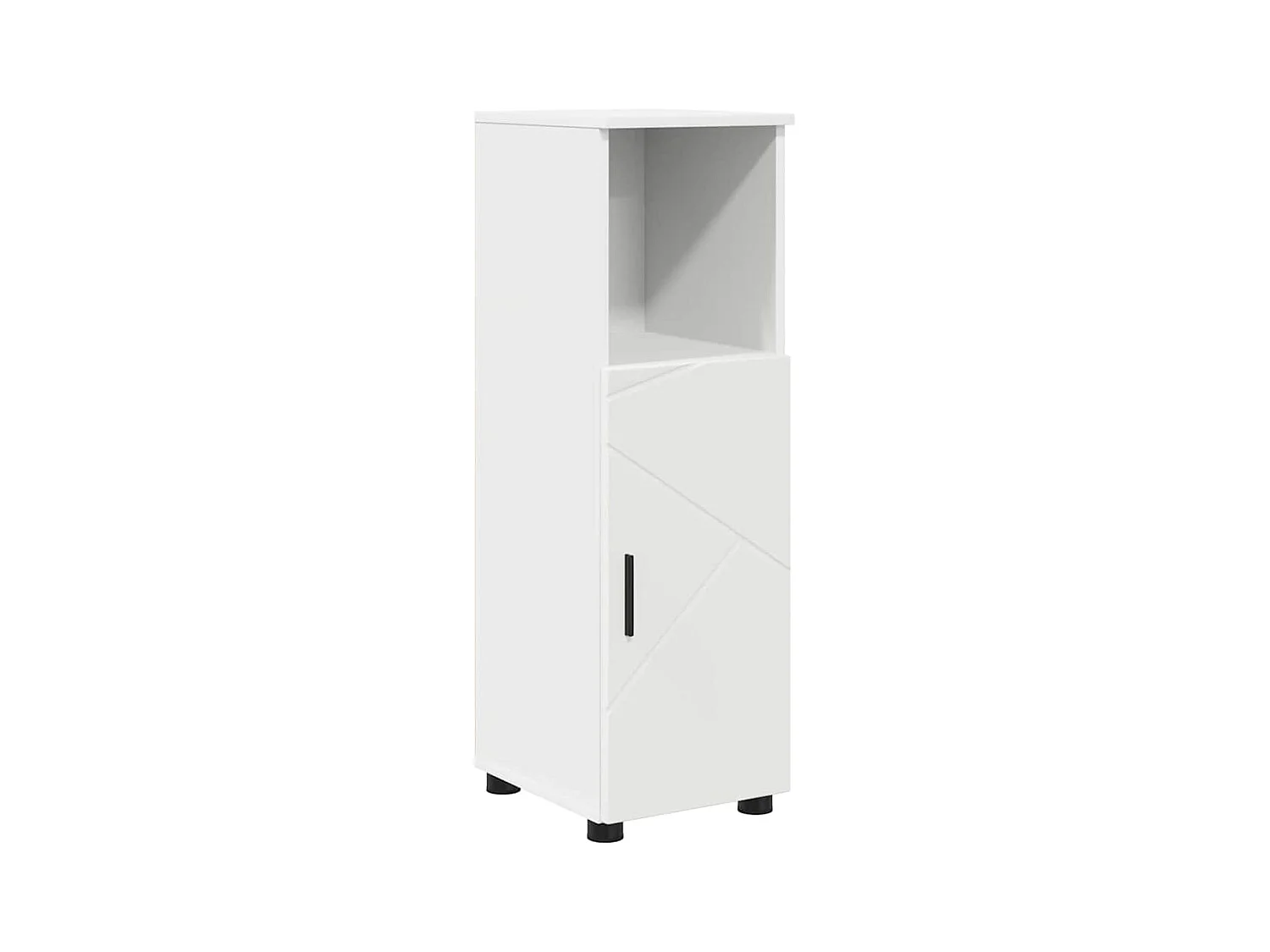 Conjunto de muebles de baño con cajón 5 piezas blanco