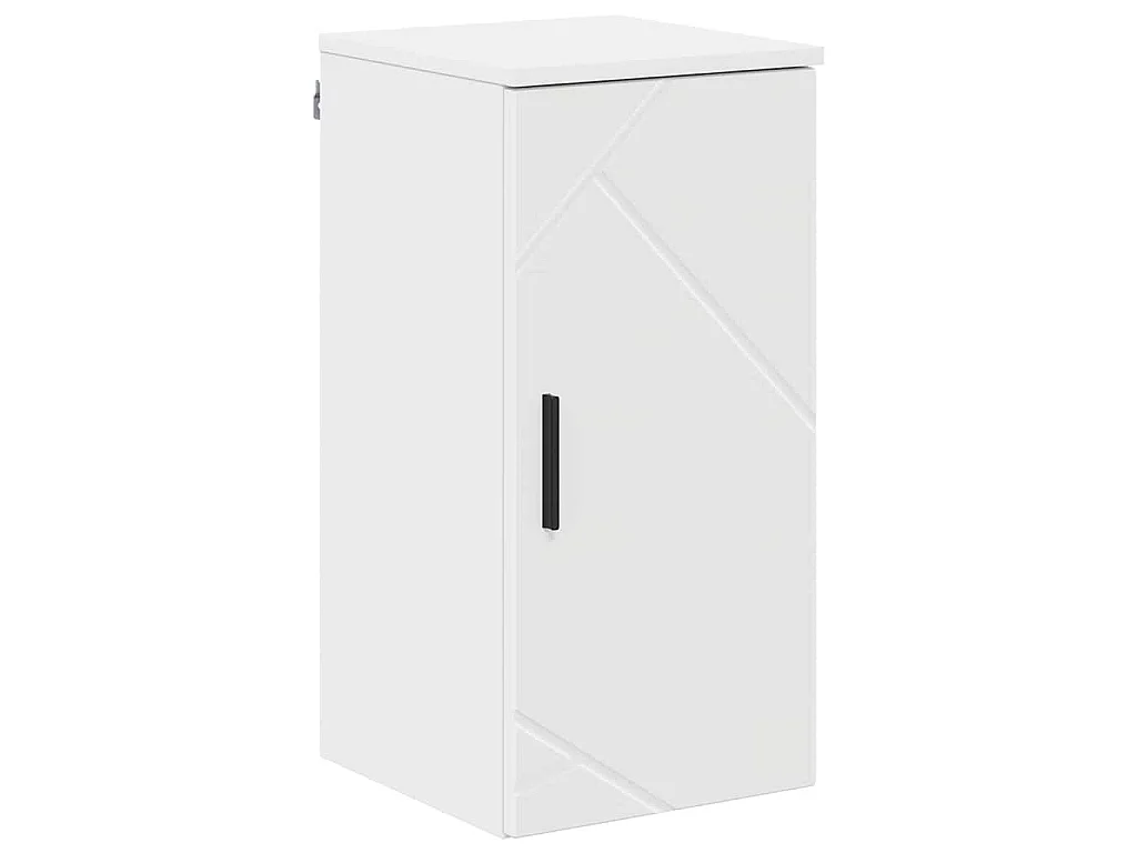 Set di mobili da bagno con cassetto 5 pezzi bianco