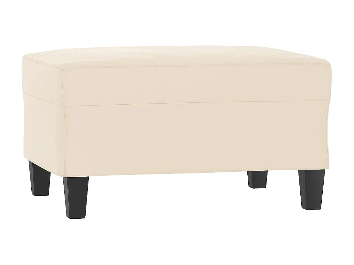 Reposapiés beige 70x55x41 cm Tejido microfibra