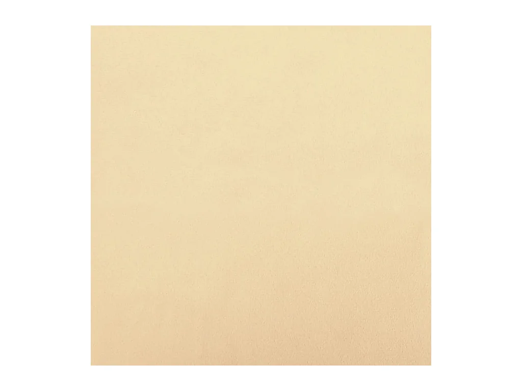 Poggiapiedi Bianco Crema 60x60x36 cm Velluto