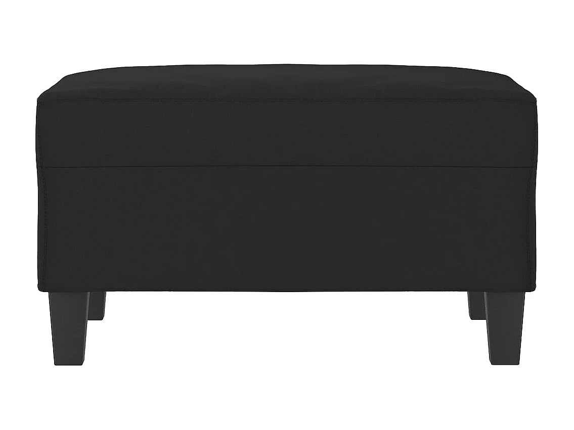 Repose-pied Noir 70x55x41 cm Tissu microfibre