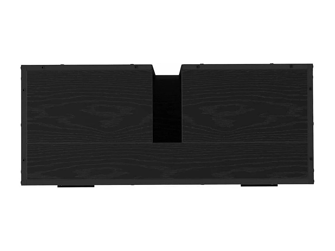 Mueble de baño de roble negro 80 x 33 x 60 cm