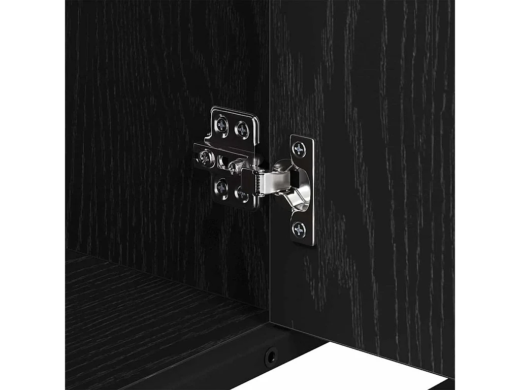 Mueble de baño de roble negro 80 x 33 x 60 cm