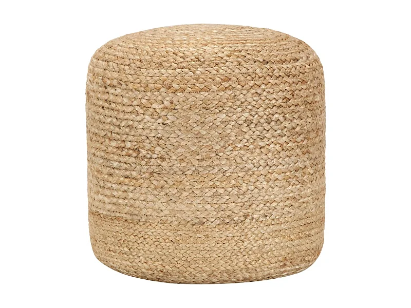 Pouf fatto a mano 40 x 45 cm in juta