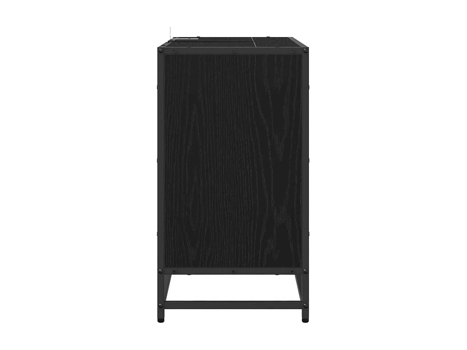 Meuble de Lavabo de Salle de Bain Chêne noir 65 x 33 x 60 cm