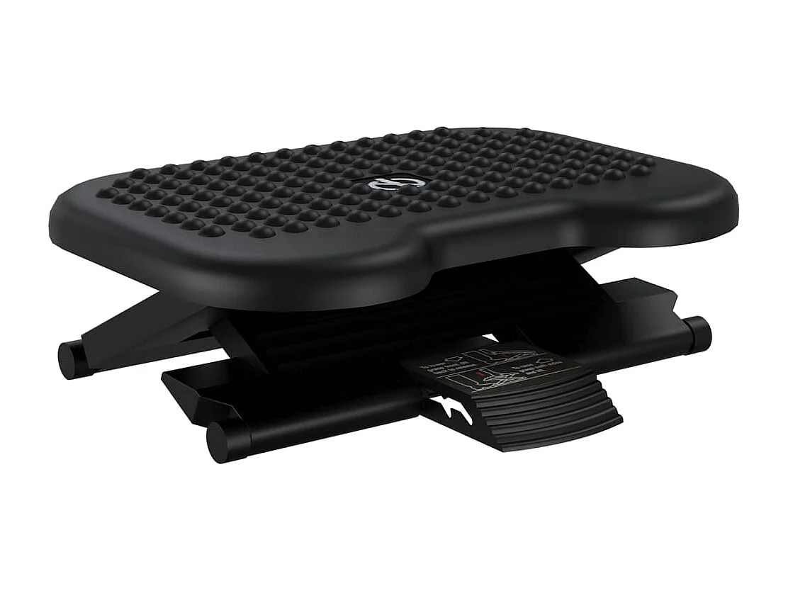 Zwarte voetensteun 46x34,5x11 cm