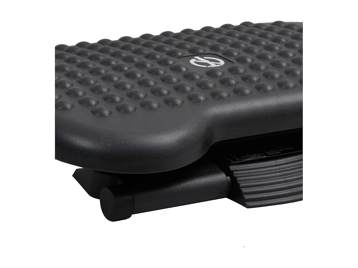 Zwarte voetensteun 46x34,5x11 cm