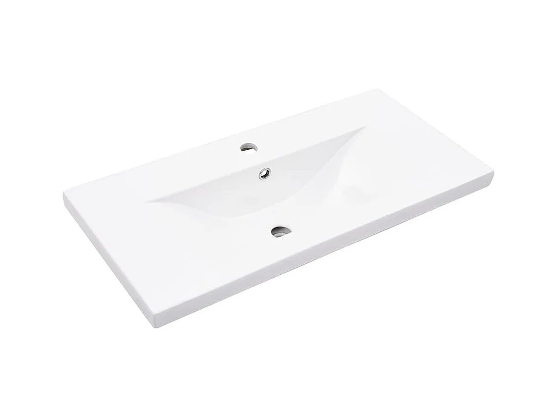 Mobile lavabo da bagno con vasca integrata in cemento grigio