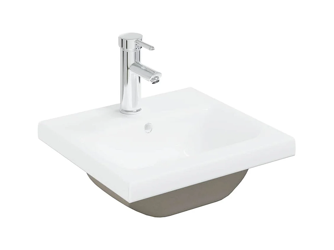 3-teiliges Badmöbel-Set Betongrau