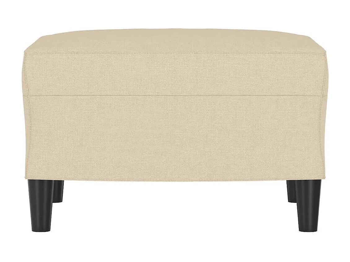 Reposapiés Crema 60x50x41 cm Tela