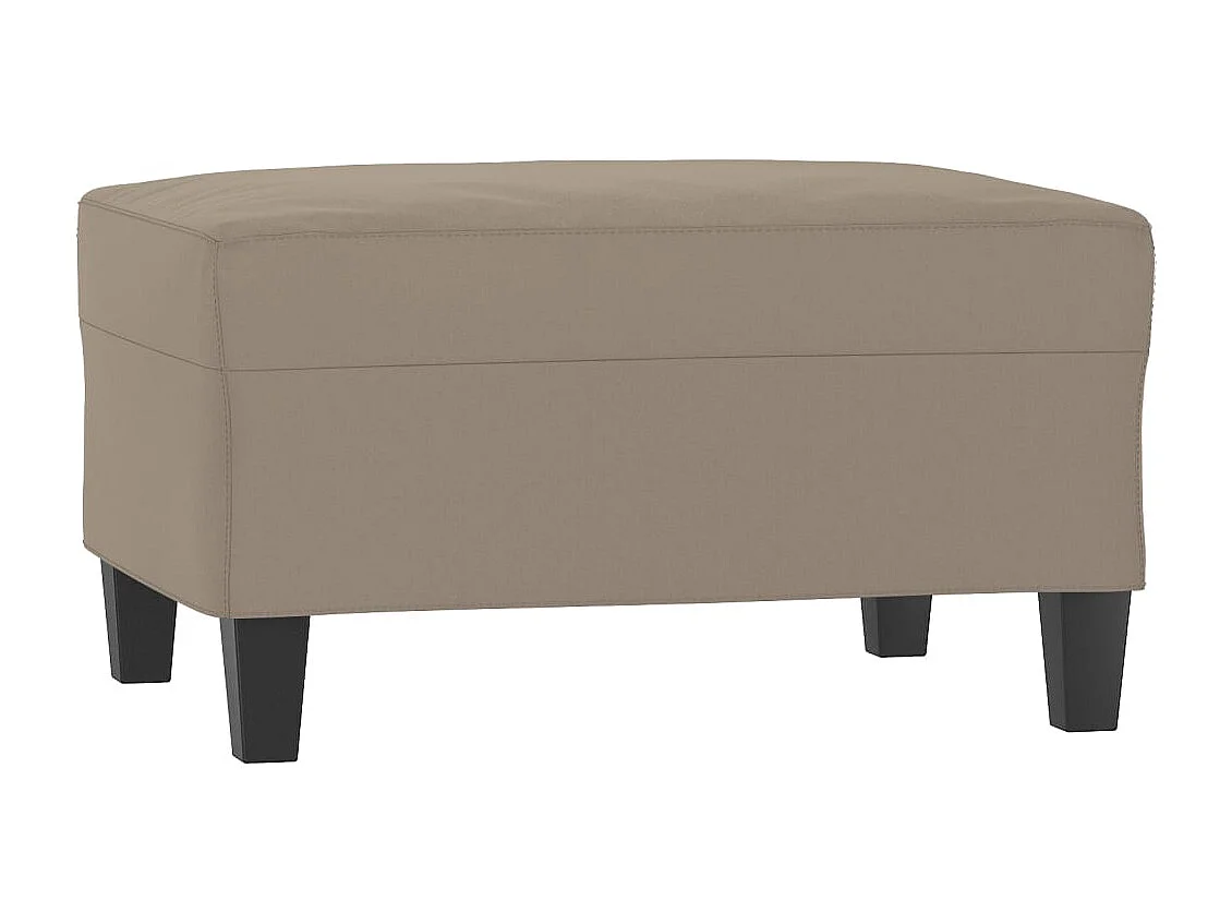 Repose-pied Taupe 70x55x41 cm Tissu microfibre