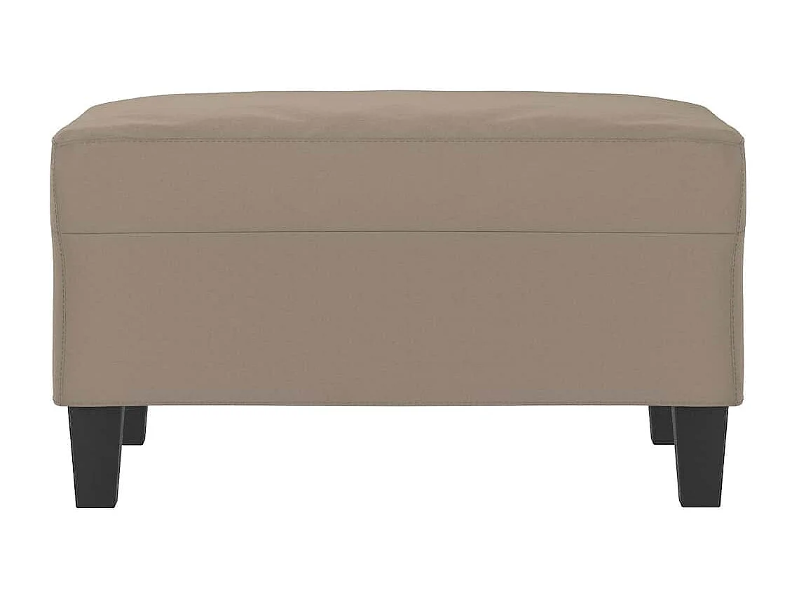 Repose-pied Taupe 70x55x41 cm Tissu microfibre