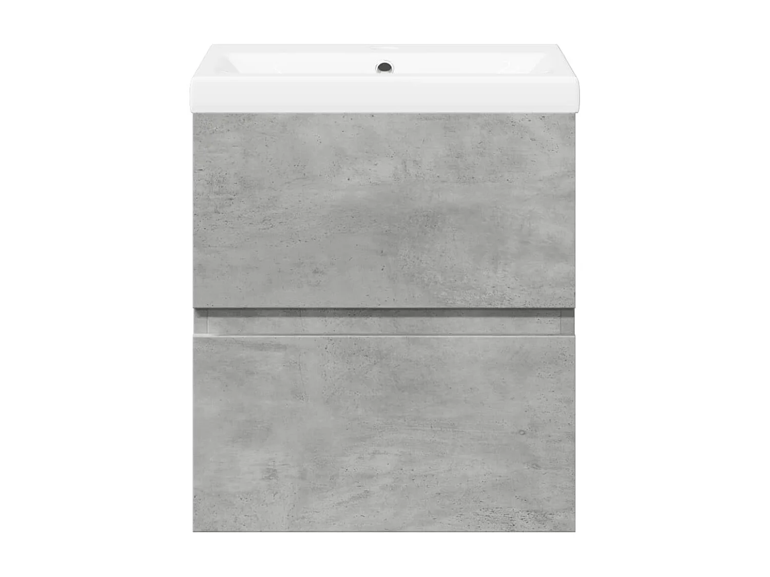 2-delige badkamermeubelset betongrijs
