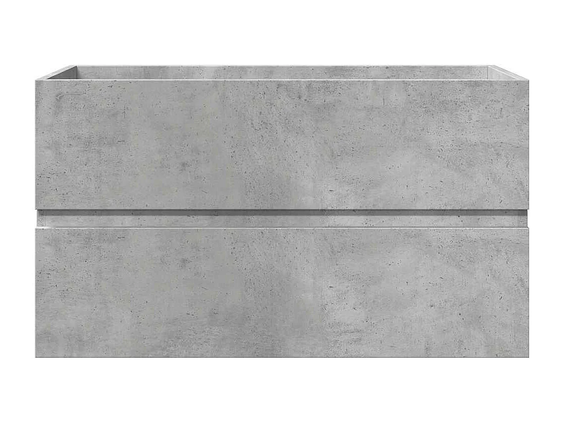 3-delige badkamermeubelset betongrijs