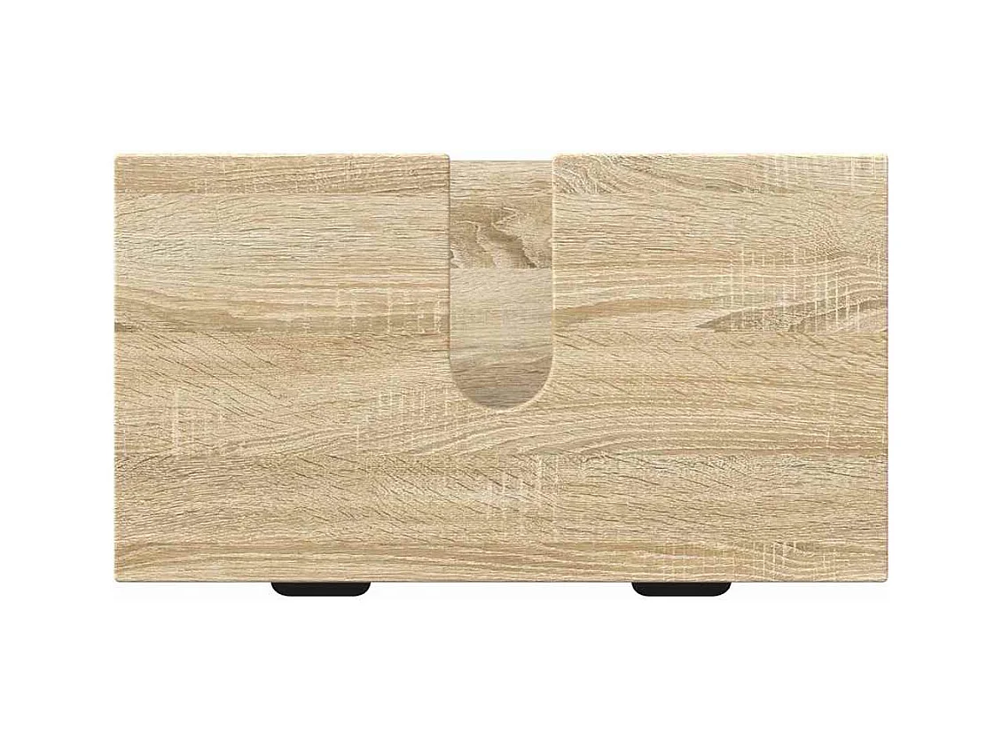 Set di mobili da bagno a quadri 2 pezzi Sonoma Oak