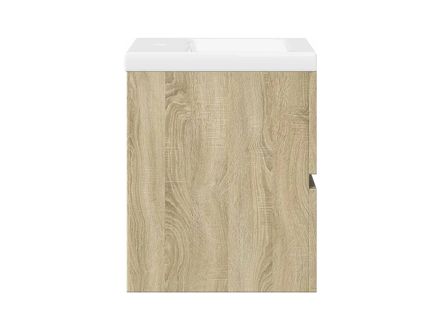 Ensemble de meubles de salle de bain 2 pcs chêne sonoma