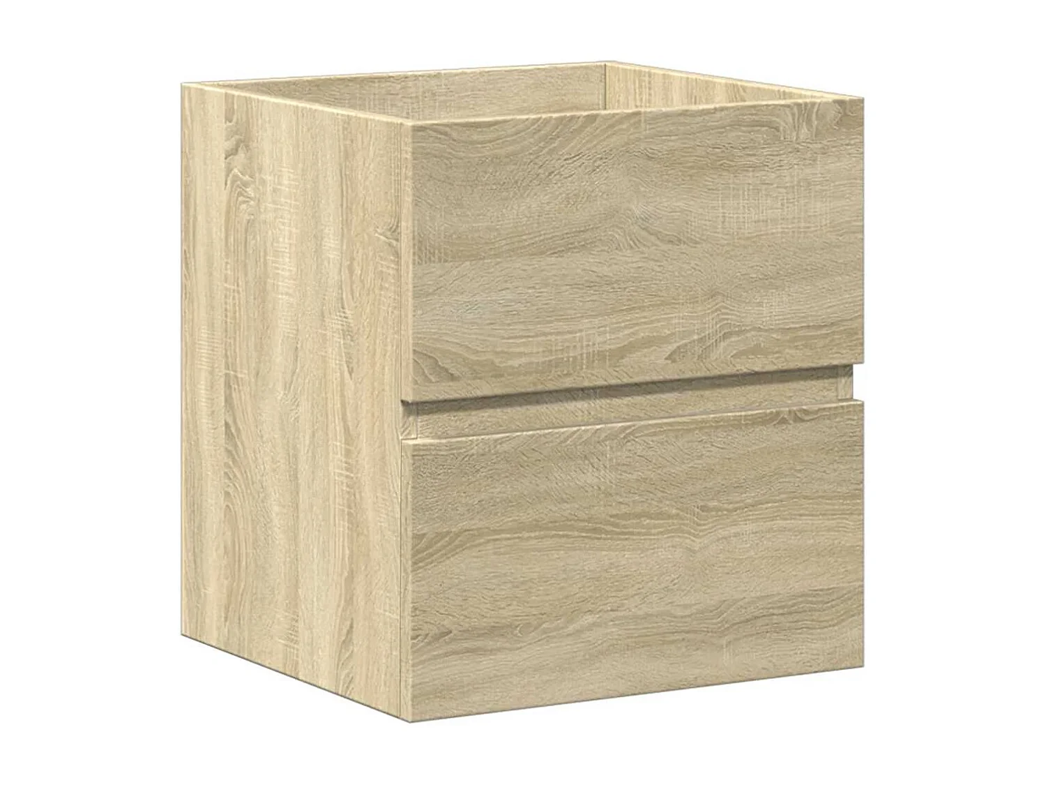 Ensemble de meubles de salle de bain 2 pcs chêne sonoma