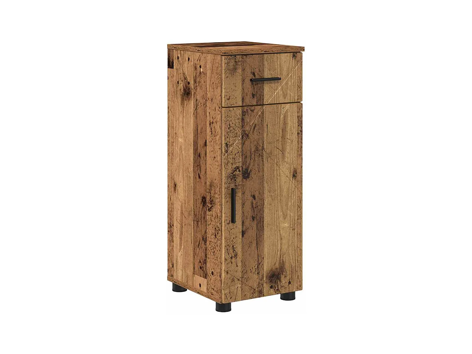 5-delige badkamermeubelset in antiek hout