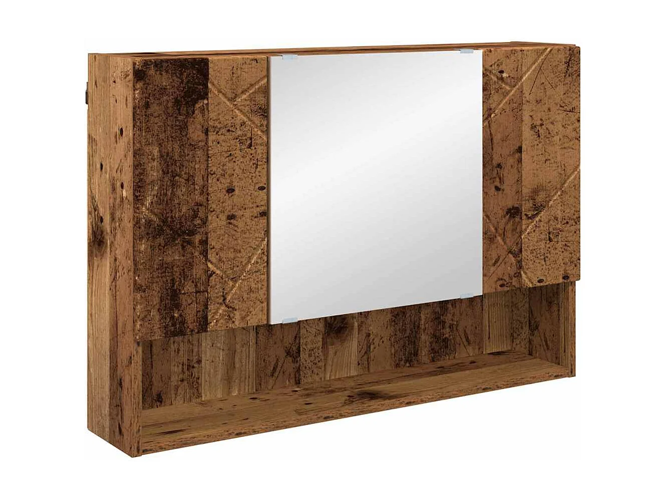 Ensemble de mobilier de salle de bain 5 pcs Bois ancien