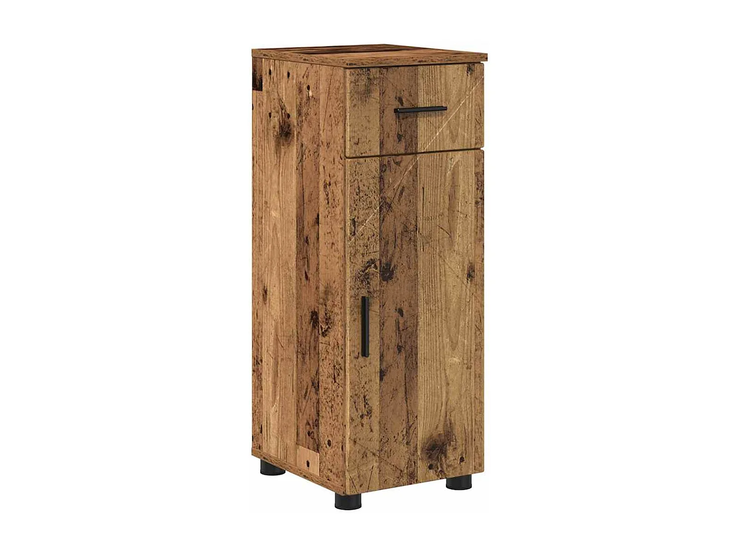 Ensemble de mobilier de salle de bain 5 pcs Bois ancien