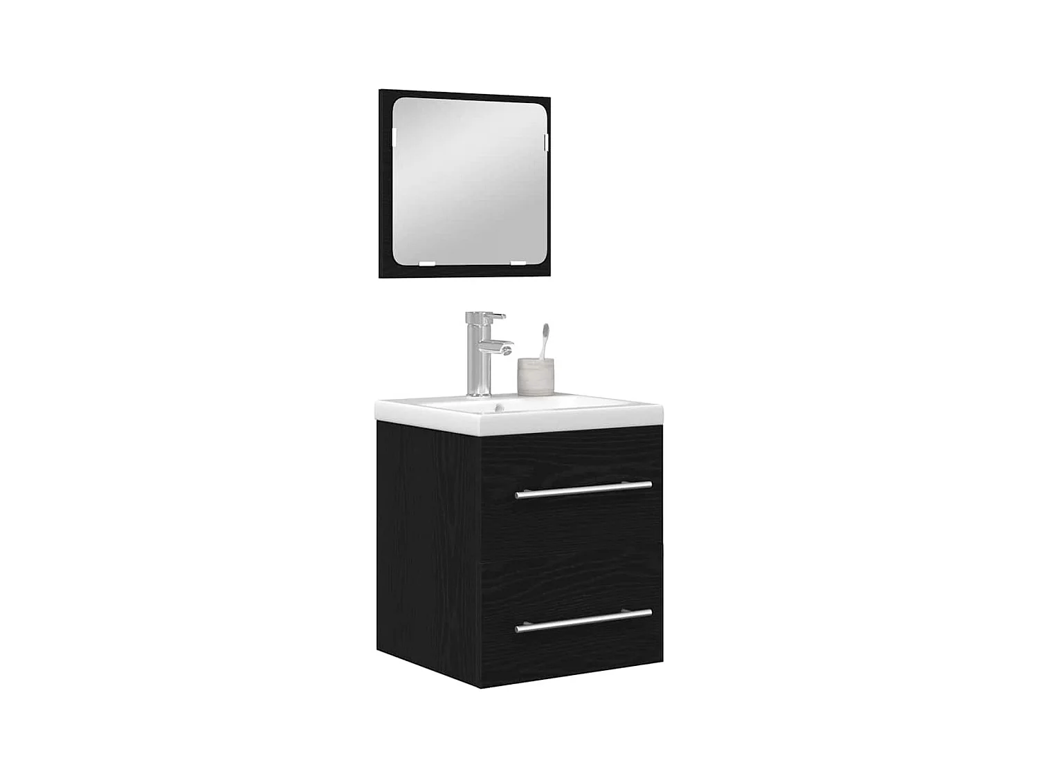 Ensemble de mobilier de salle de bain 2 pcs chêne artisanal