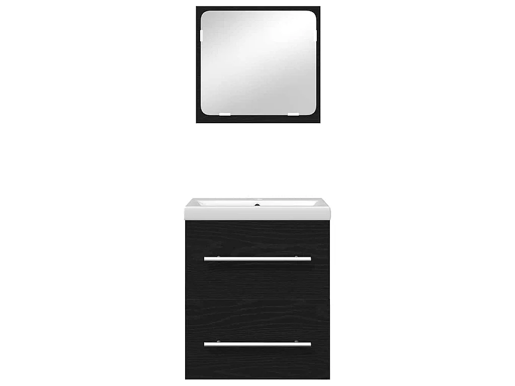 Ensemble de mobilier de salle de bain 2 pcs chêne artisanal