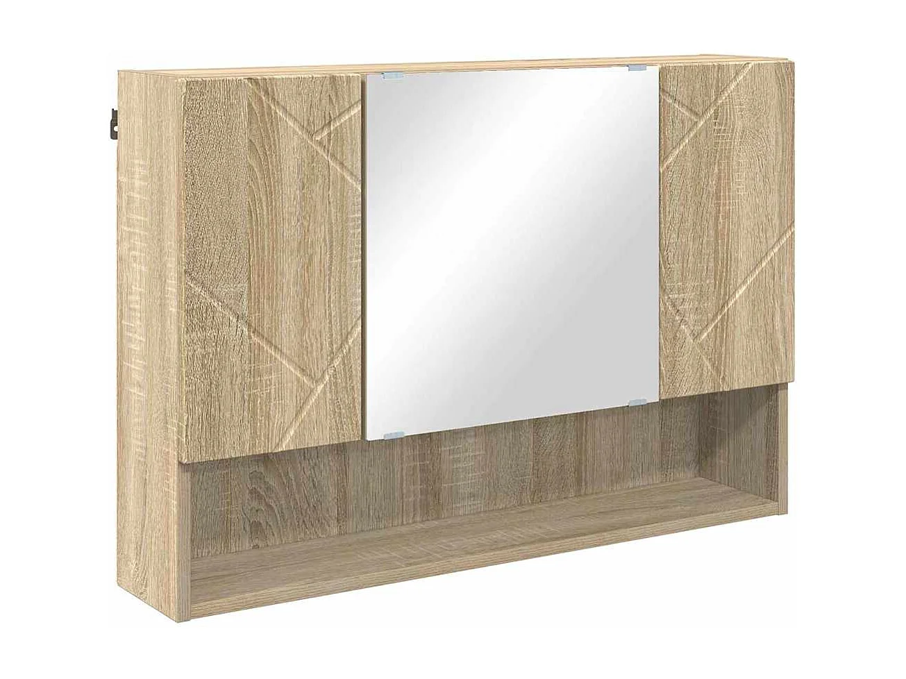 Ensemble de mobilier de salle de bain 5 pcs Chêne sonoma