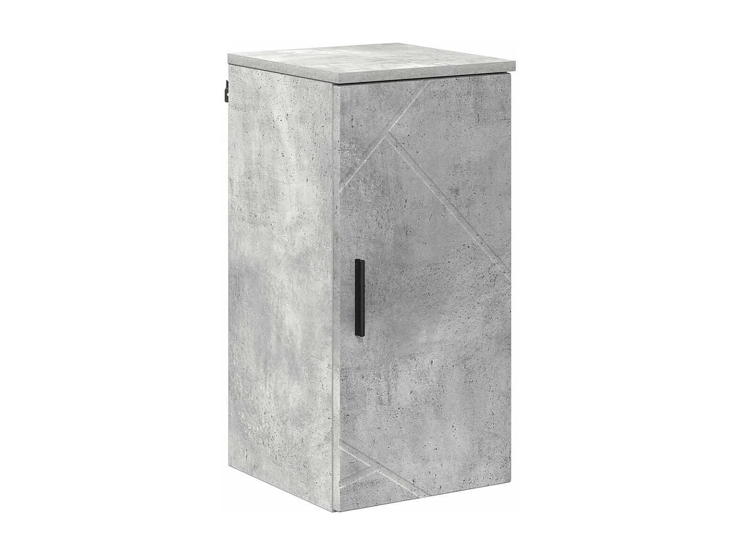Ensemble de mobilier de salle de bain 5 pcs Gris béton