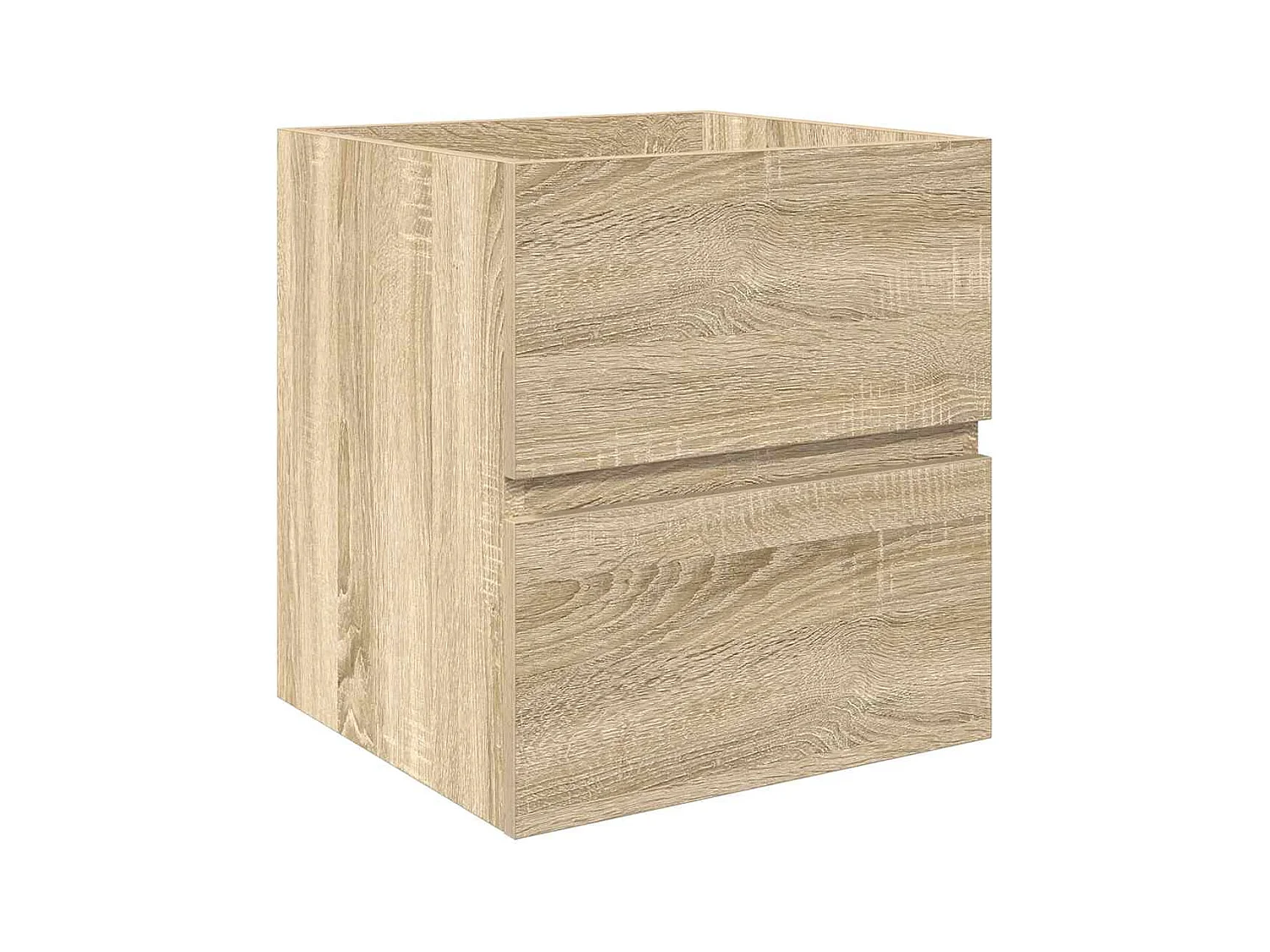 Ensemble de meubles de salle de bain 2 pcs chêne sonoma