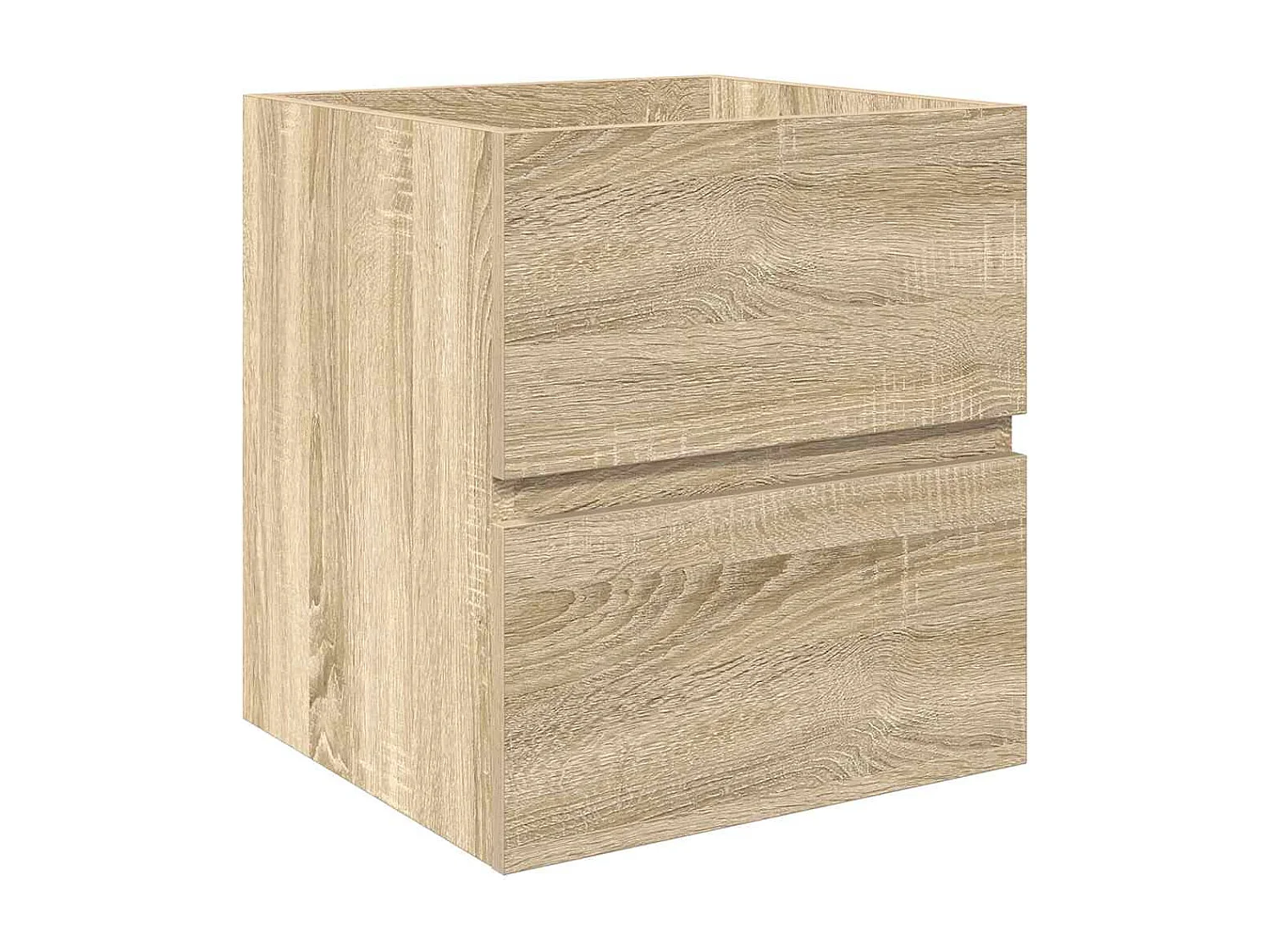 Ensemble de meubles de salle de bain 2 pcs chêne sonoma