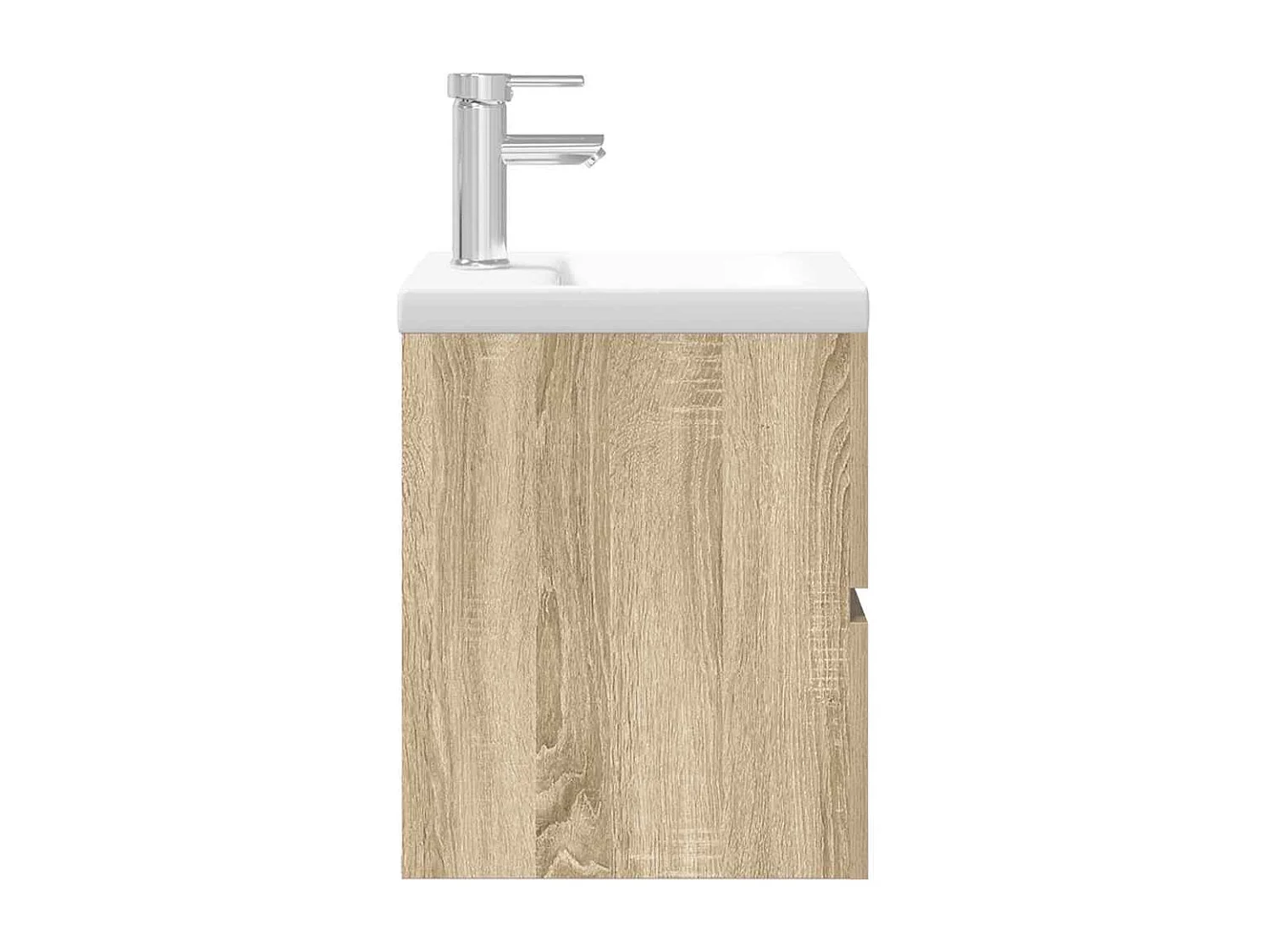 Ensemble de meubles de salle de bain 2 pcs chêne sonoma