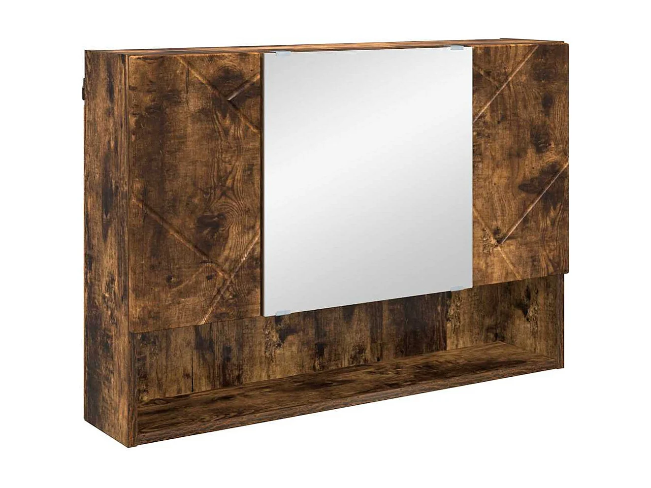 Ensemble de mobilier de salle de bain 5 pcs Chêne fumé