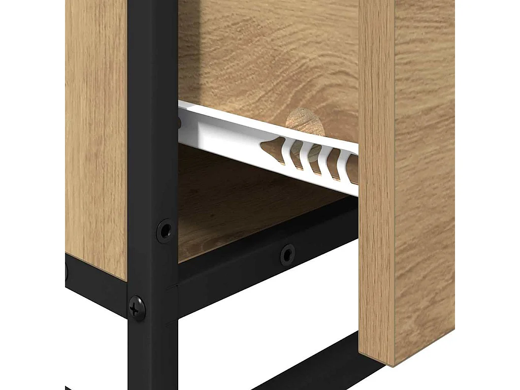 Mueble de baño de roble artesanal 35 x 37,5 x 100 cm