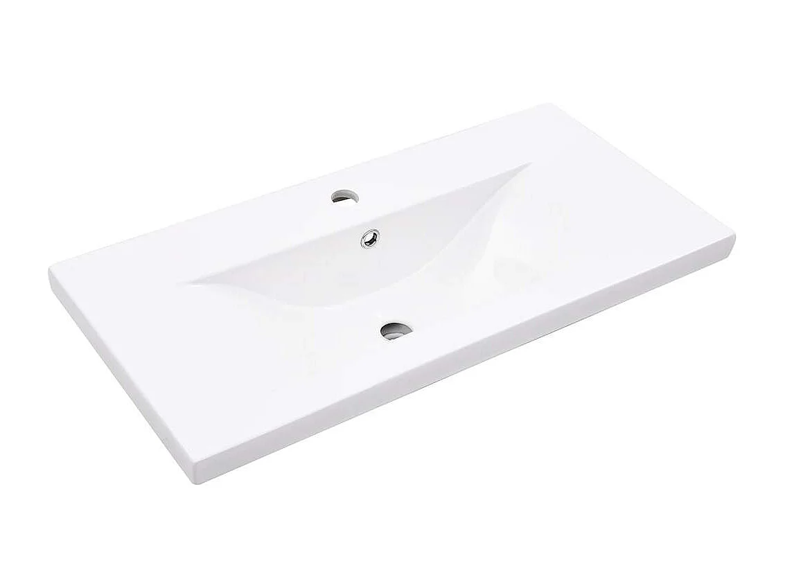 Conjunto de muebles de baño de 2 piezas de madera de ingeniería