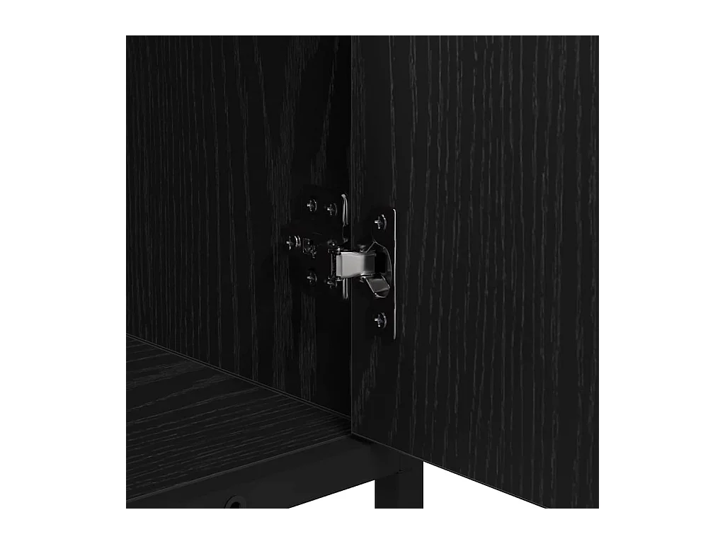 Meuble de Lavabo de Salle de Bain Chêne noir 90 x 33 x 60 cm