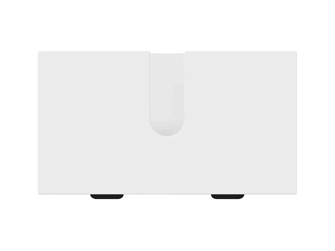 Conjunto de mueble de baño con cajón 2 piezas Blanco