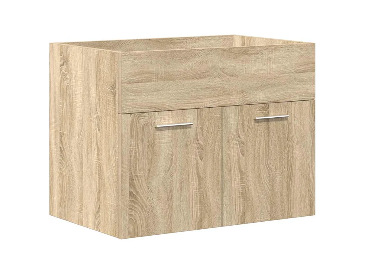 Armoire lavabo de salle de bain et vasque et robinet intégrés