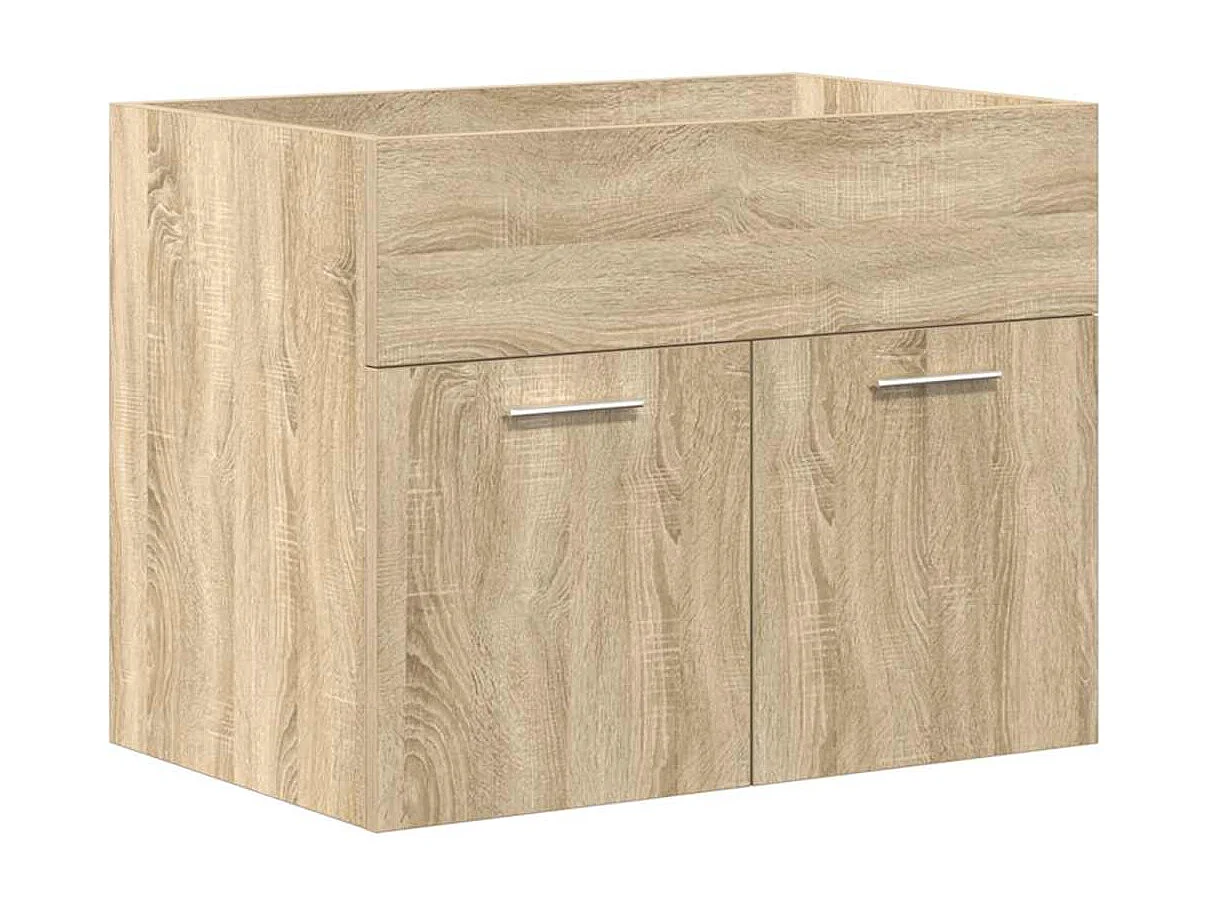 Armoire lavabo de salle de bain et vasque et robinet intégrés