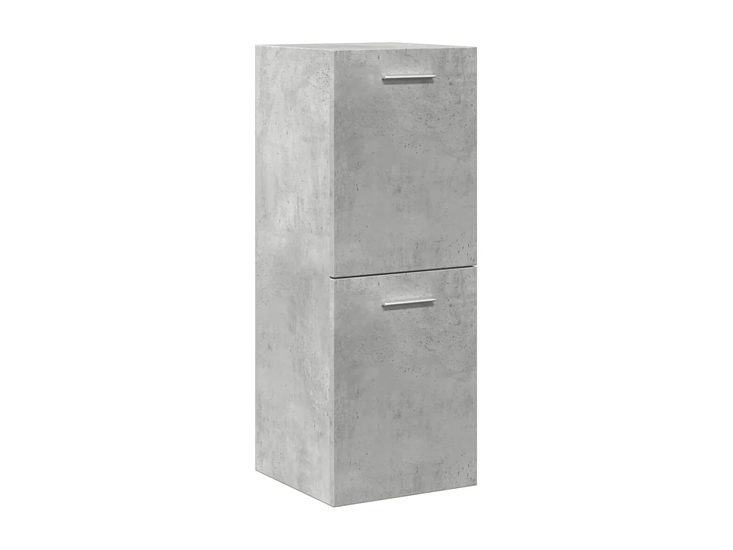 4-delige badkamermeubelset betongrijs