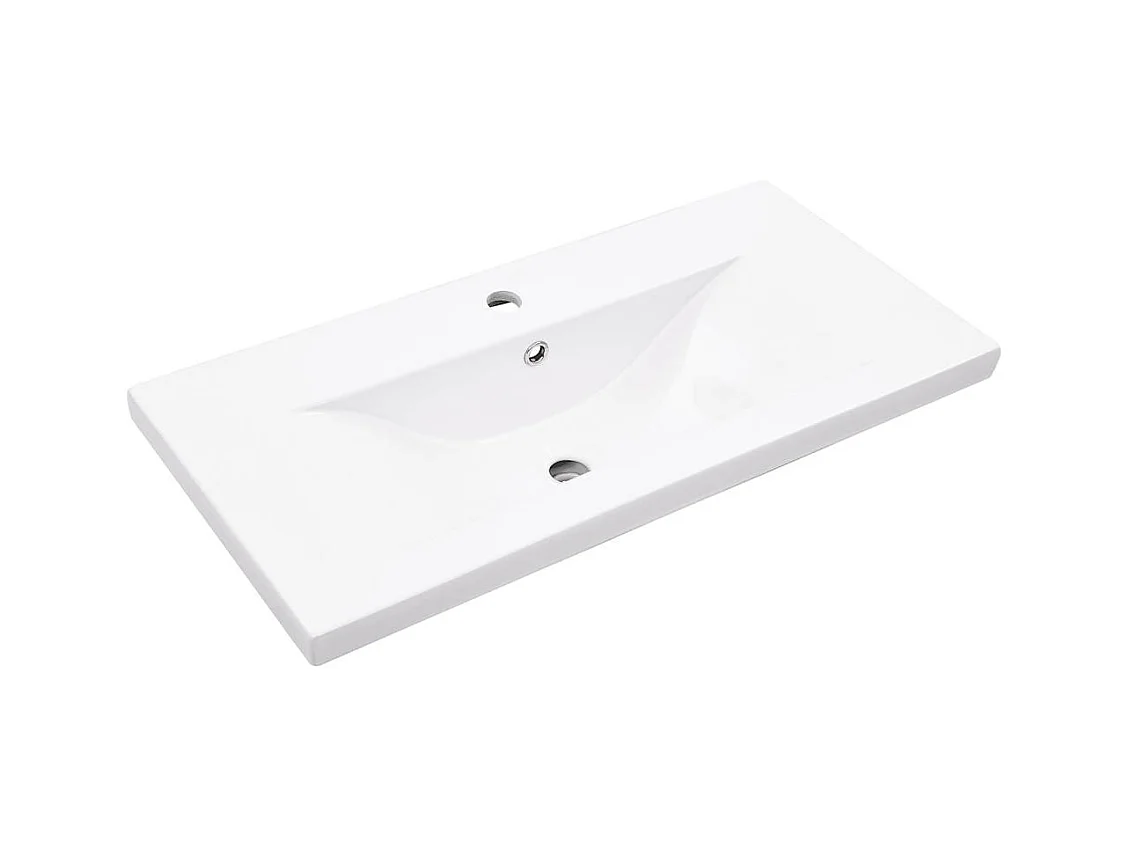 Conjunto de muebles de baño de 2 piezas de madera de ingeniería