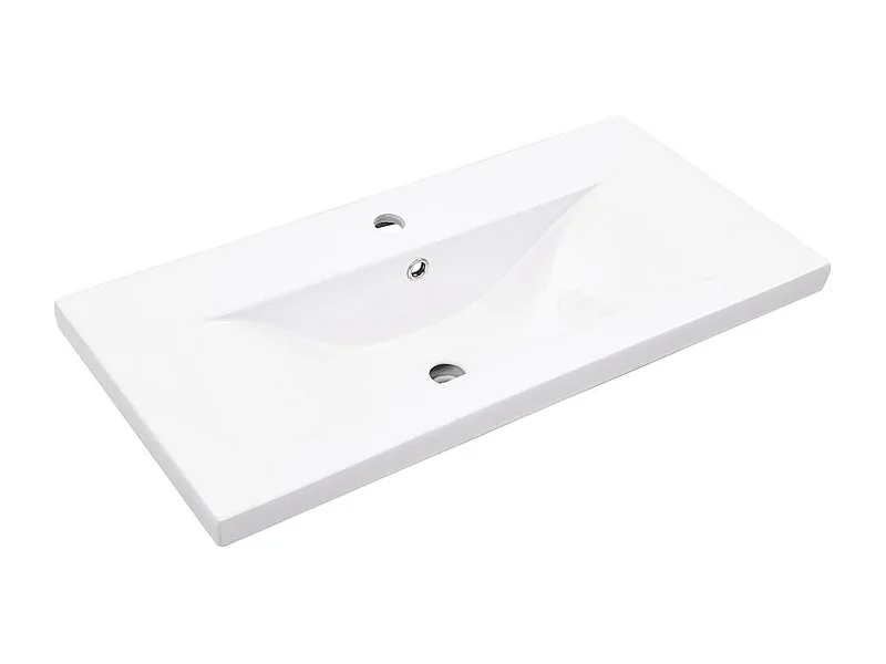 Ensemble de meubles salle de bain 2 pcs bois d'ingénierie