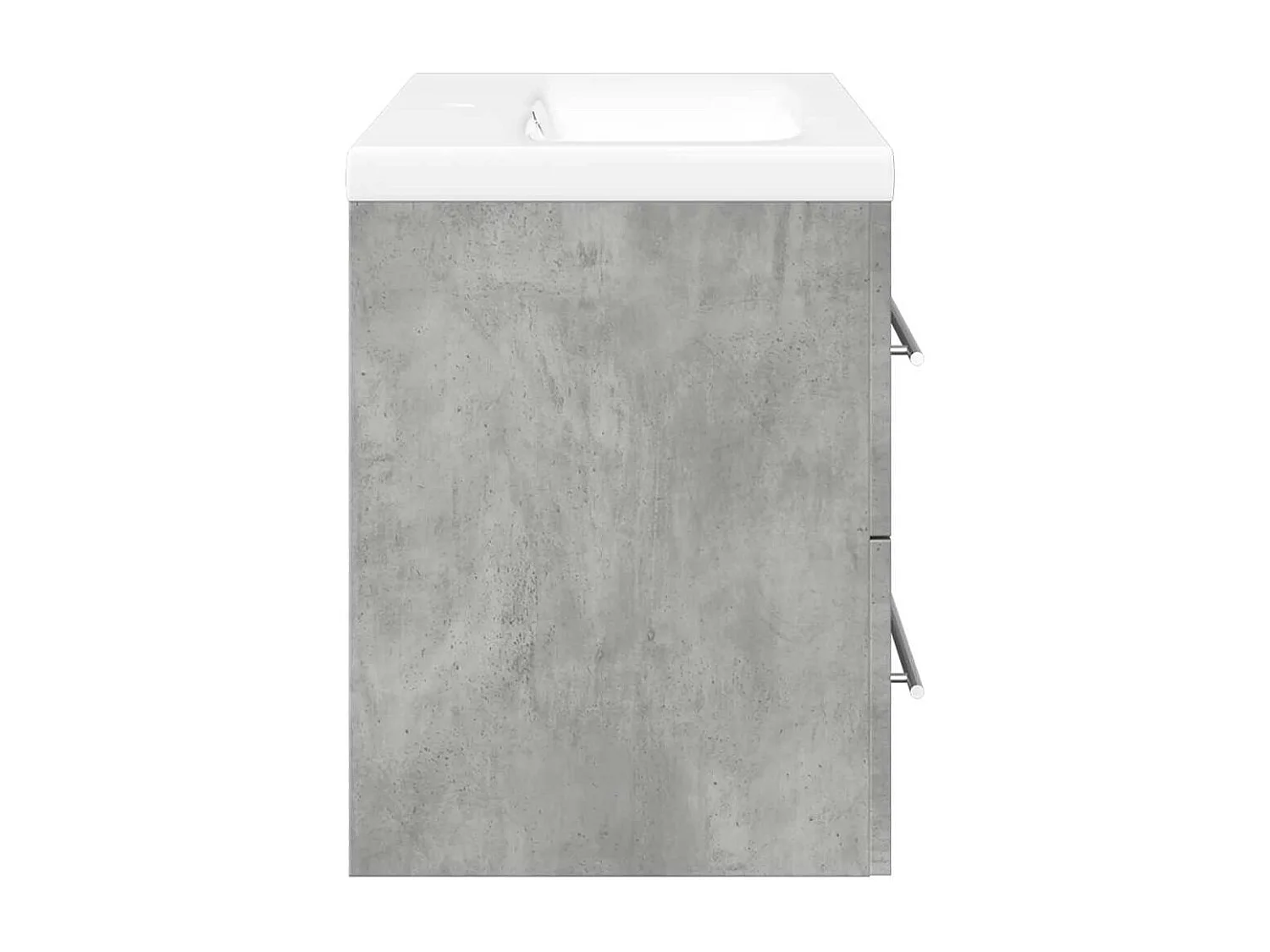 2-delige badkamermeubelset betongrijs