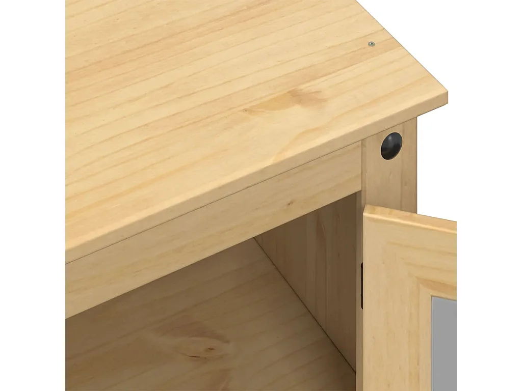 Mueble de baño Corona 50x40x185 cm madera maciza de pino