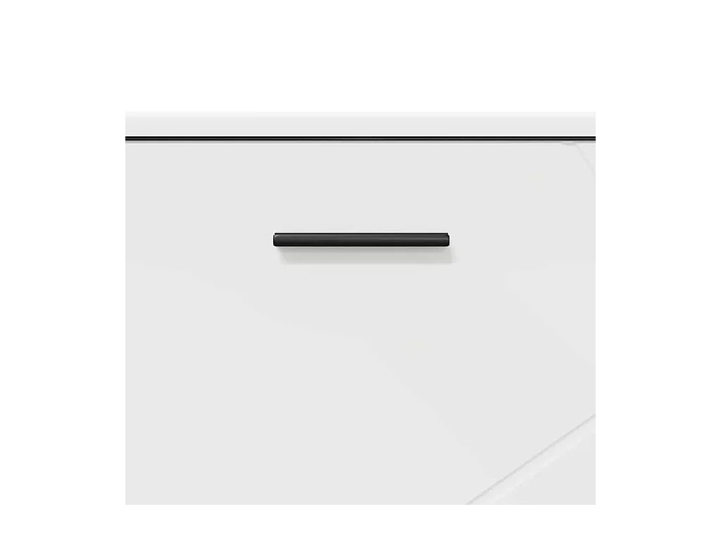 Ensemble de mobilier de salle de bain avec tiroir 3 pcs Blanc