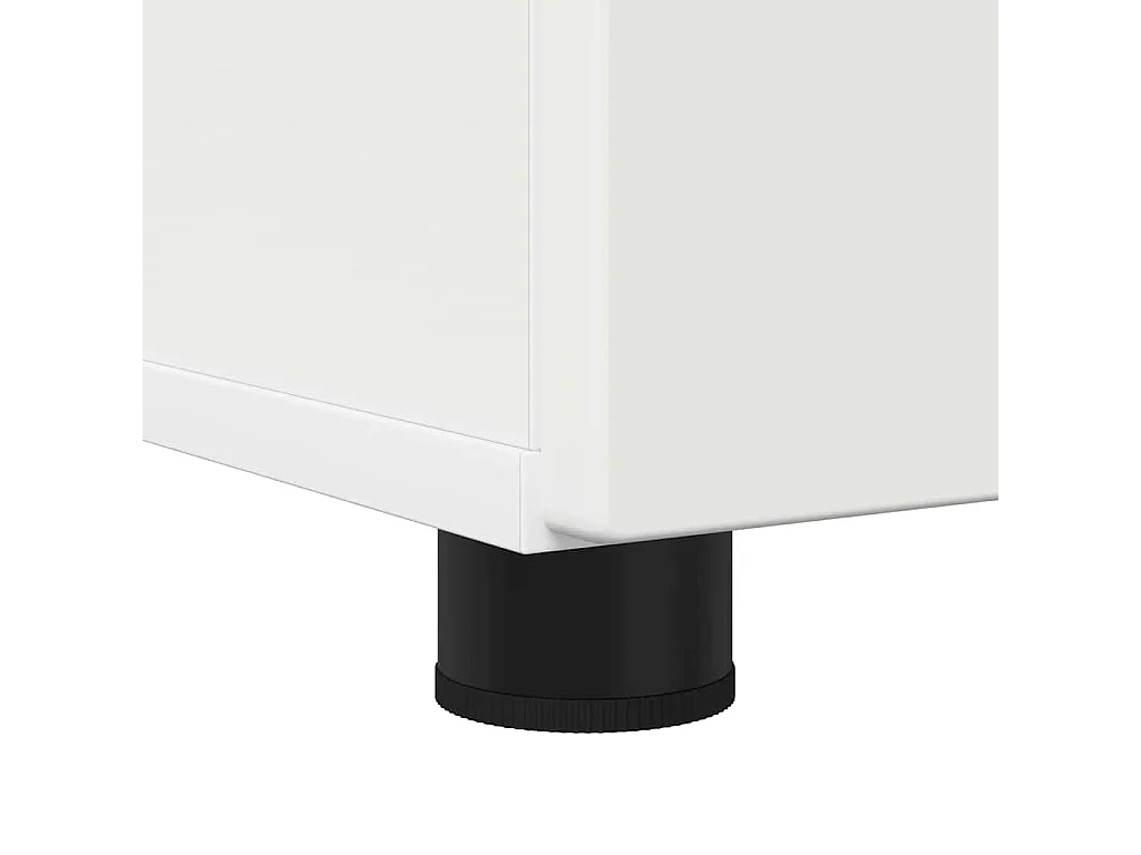 Ensemble de mobilier de salle de bain avec tiroir 3 pcs Blanc