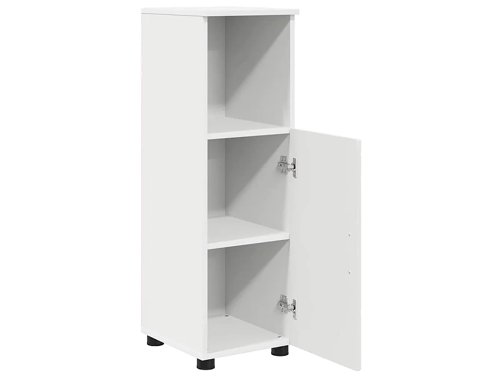 Set di mobili da bagno con cassetto 3 pezzi Bianco